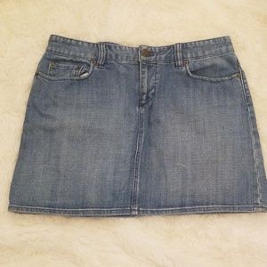 J Crew jean skirt